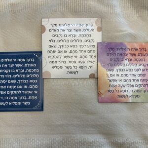 asher yatzar magnet (colorful) ashkenaz